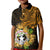 Northern Mariana Islands Ylang-ylang Mwarmwar Kid Polo Shirt Polynesian Gold Style LT9 Kid Gold - Polynesian Pride