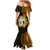 Northern Mariana Islands Ylang-ylang Mwarmwar Mermaid Dress Polynesian Gold Style LT9 - Polynesian Pride