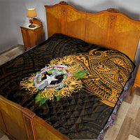 Northern Mariana Islands Ylang-ylang Mwarmwar Quilt Polynesian Gold Style LT9 - Polynesian Pride