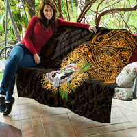 Northern Mariana Islands Ylang-ylang Mwarmwar Quilt Polynesian Gold Style LT9 - Polynesian Pride