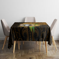 Northern Mariana Islands Ylang-ylang Mwarmwar Tablecloth Polynesian Gold Style LT9 - Polynesian Pride
