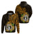 Northern Mariana Islands Ylang-ylang Mwarmwar Zip Hoodie Polynesian Gold Style LT9 - Polynesian Pride