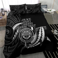 Personalised FSM Culture Day Bedding Set Hammerhead Shark Tribal 2024 LT9 - Polynesian Pride