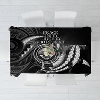 Personalised FSM Culture Day Tablecloth Hammerhead Shark Tribal 2024 LT9 Black - Polynesian Pride