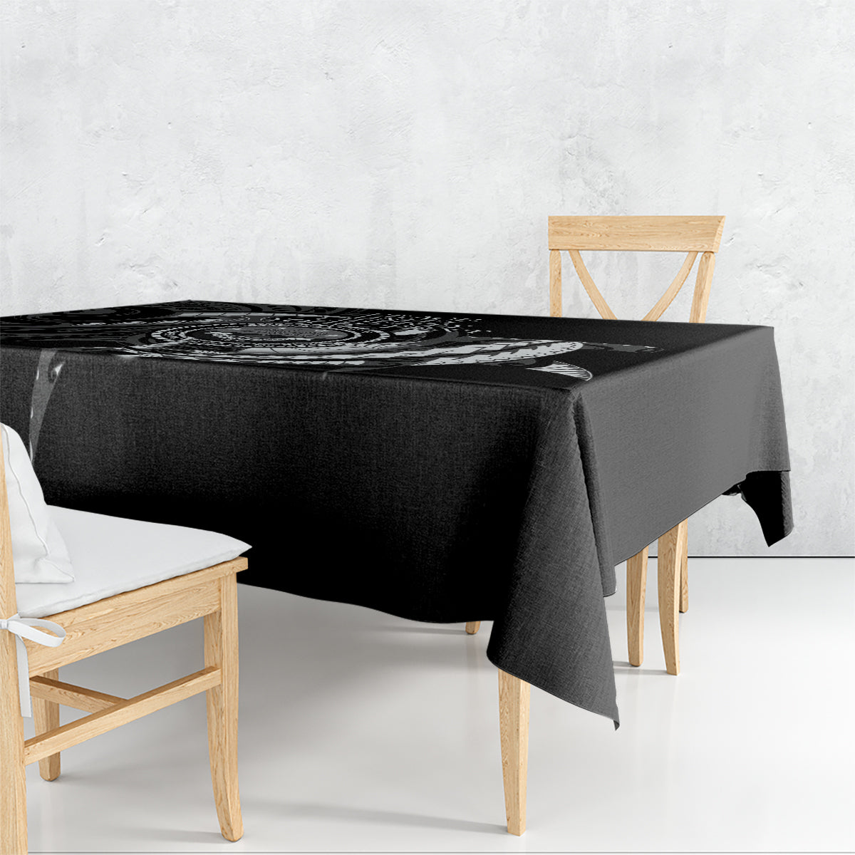 Personalised FSM Culture Day Tablecloth Hammerhead Shark Tribal 2024 LT9 - Polynesian Pride