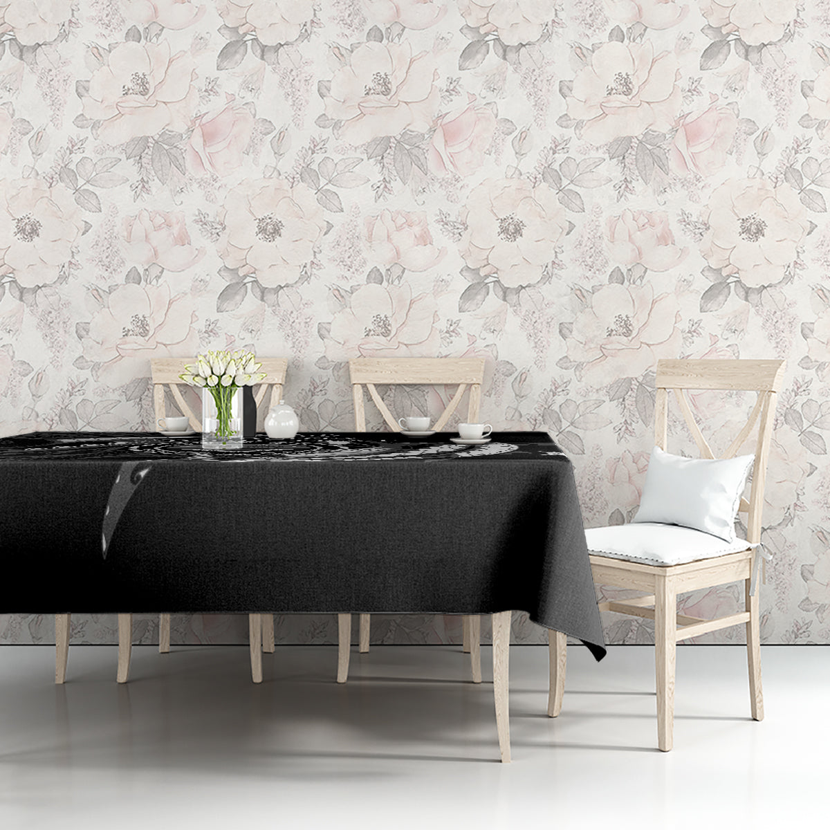 Personalised FSM Culture Day Tablecloth Hammerhead Shark Tribal 2024 LT9 - Polynesian Pride