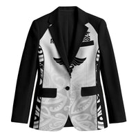 New Zealand Nurse RN 2026 Personalised Blazer White Maori Pattern Cultural Pride LT9 Unisex White - Polynesian Pride