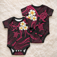 Hawaii Maui Islands Baby Onesie Pacific Plumeria Pink Vibe LT9 - Polynesian Pride