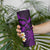 Hawaii Maui Islands Pacific Plumeria Skinny Tumbler Purple Polynesian Tattoo