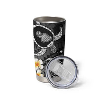 Hawaii Maui Islands Pacific Plumeria Tumbler Cup White Polynesian Tattoo LT9 - Polynesian Pride