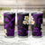 Hawaii Oahu Islands Pacific Plumeria Tumbler Cup Purple Polynesian Tattoo