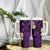 Hawaii Oahu Islands Pacific Plumeria Tumbler With Handle Purple Polynesian Tattoo