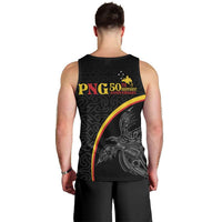 Papua New Guinea 50th Independence Day Men Tank Top Simple Oro Tapa Pattern LT9 - Polynesian Pride