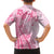 Pacific Girl and Butterfly Cancer Ribbon Personalised Family Matching Puletasi and Hawaiian Shirt