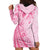 Pacific Girl and Butterfly Cancer Ribbon Personalised Hoodie Dress