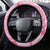 Pacific Girl and Butterfly Cancer Ribbon Steering Wheel Cover