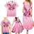 Faith Hope Love Butterfly Ribbon Personalised Family Matching Summer Maxi Dress and Hawaiian Shirt