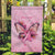 Faith Hope Love Butterfly Ribbon Personalised Garden Flag