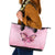 Faith Hope Love Butterfly Ribbon Personalised Leather Tote Bag