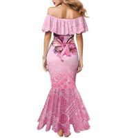 Faith Hope Love Butterfly Ribbon Personalised Mermaid Dress LT9 - Polynesian Pride