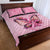 Faith Hope Love Butterfly Ribbon Personalised Quilt Bed Set