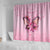 Faith Hope Love Butterfly Ribbon Personalised Shower Curtain