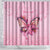 Faith Hope Love Butterfly Ribbon Personalised Shower Curtain