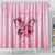 Faith Hope Love Butterfly Ribbon Personalised Shower Curtain