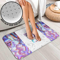 Custom New Zealand Aotearoa Bathroom Set Pink Maori Paua Shell Indigenous LT9 - Polynesian Pride