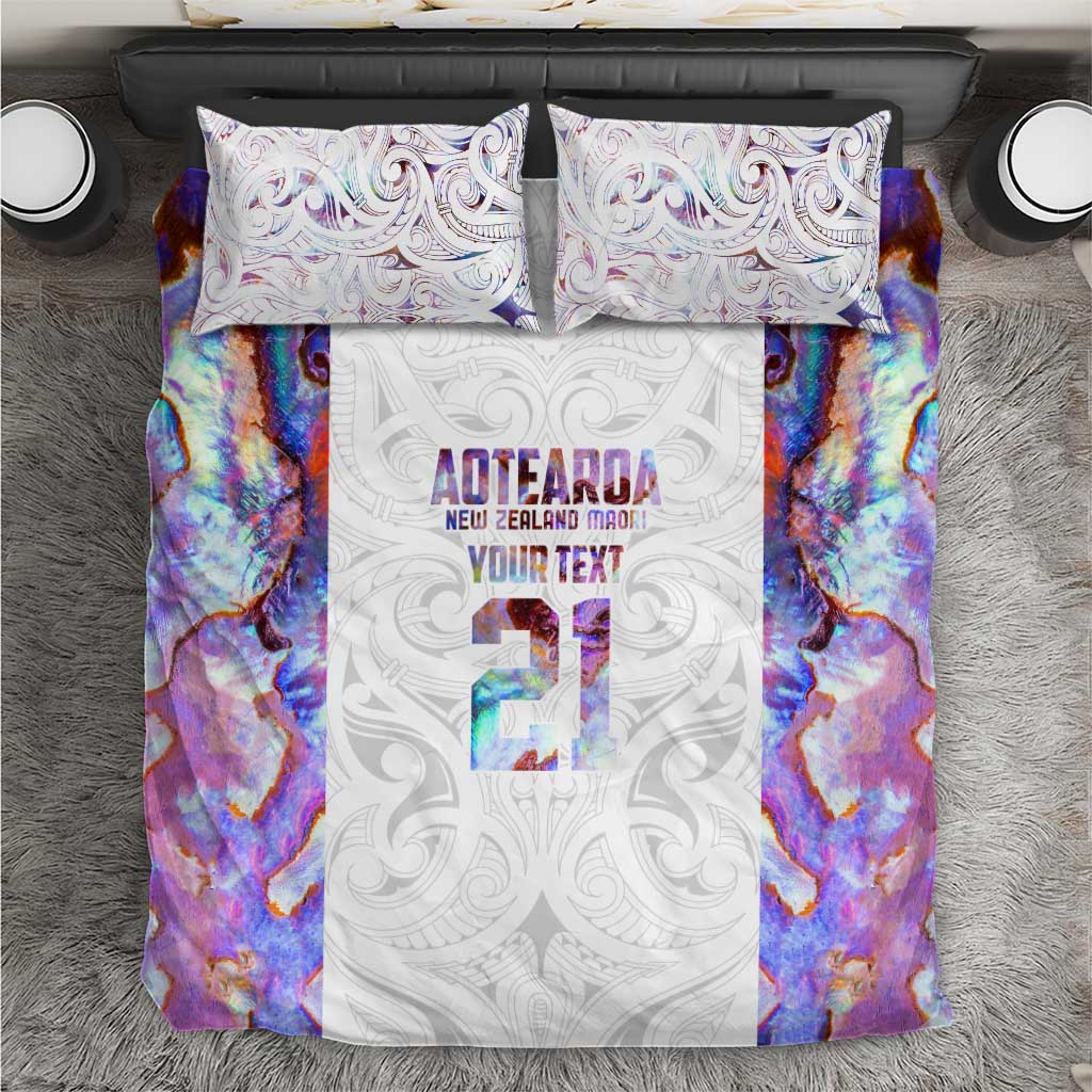 Custom New Zealand Aotearoa Bedding Set Pink Maori Paua Shell Indigenous LT9 Pink - Polynesian Pride