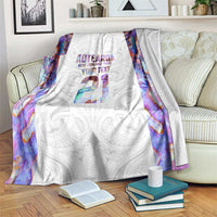 Custom New Zealand Aotearoa Blanket Pink Maori Paua Shell Indigenous LT9 Pink - Polynesian Pride