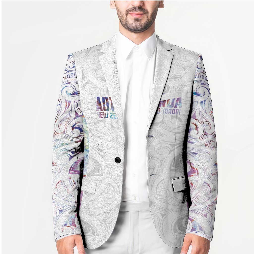 Custom New Zealand Aotearoa Blazer Pink Maori Paua Shell Indigenous LT9 - Polynesian Pride