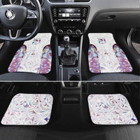 Custom New Zealand Aotearoa Car Mats Pink Maori Paua Shell Indigenous LT9 Set 4pcs Pink - Polynesian Pride
