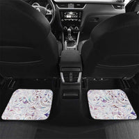Custom New Zealand Aotearoa Car Mats Pink Maori Paua Shell Indigenous LT9 Set 2pcs - Back Pink - Polynesian Pride