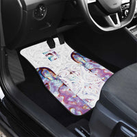 Custom New Zealand Aotearoa Car Mats Pink Maori Paua Shell Indigenous LT9 - Polynesian Pride