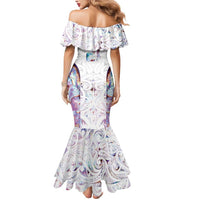 Custom New Zealand Aotearoa Mermaid Dress Pink Maori Paua Shell Indigenous LT9 - Polynesian Pride