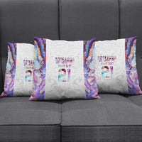 Custom New Zealand Aotearoa Pillow Cover Pink Maori Paua Shell Indigenous LT9 - Polynesian Pride