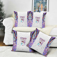 Custom New Zealand Aotearoa Pillow Cover Pink Maori Paua Shell Indigenous LT9 - Polynesian Pride