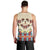 Papua Batik Motif Bird Of Paradise and Native Papuan Shield Men Tank Top LT9 - Polynesian Pride