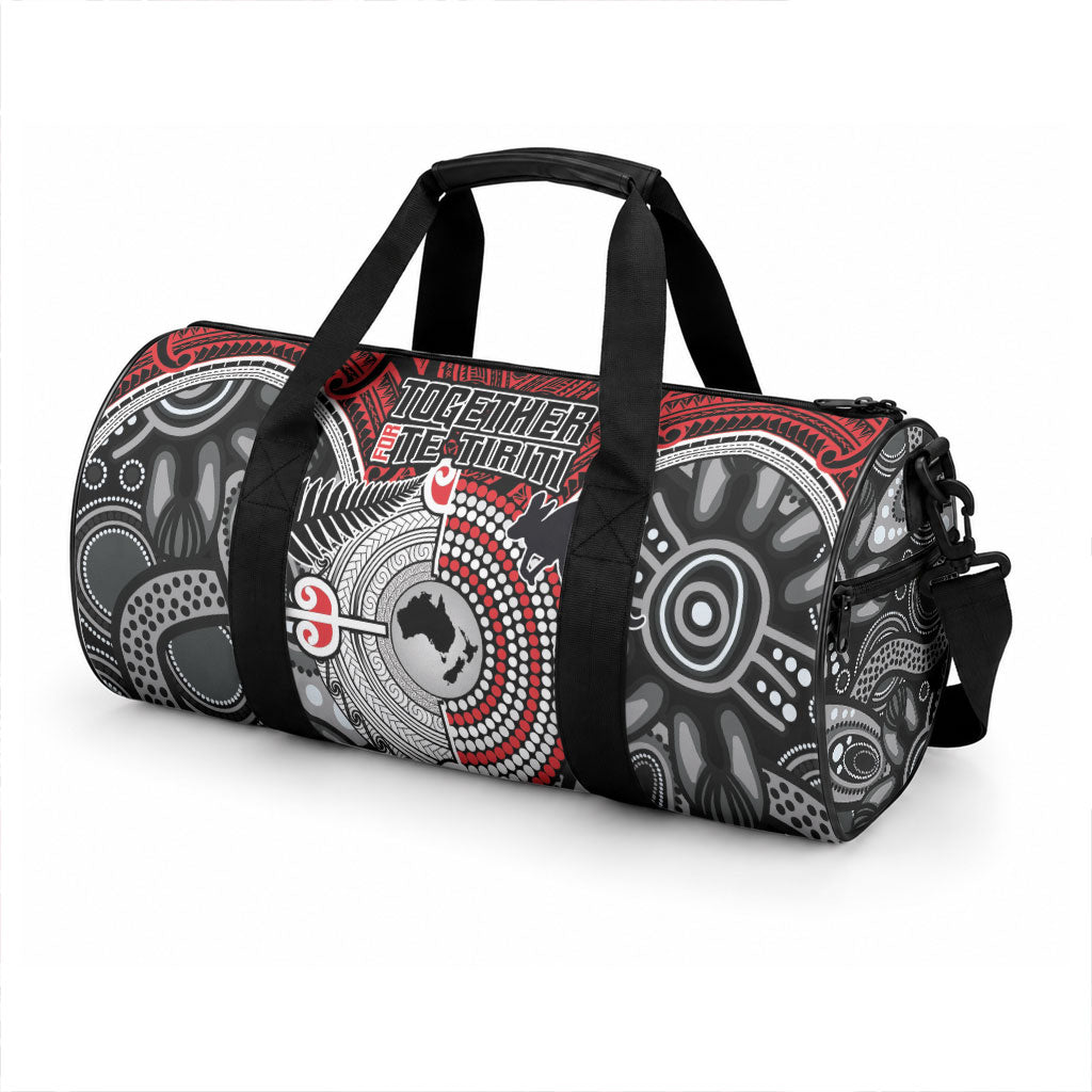 Aotearoa and Australia Duffle Bag New Zealand Honour The Treaty Ake!Ake!Ake! LT9 - Polynesian Pride