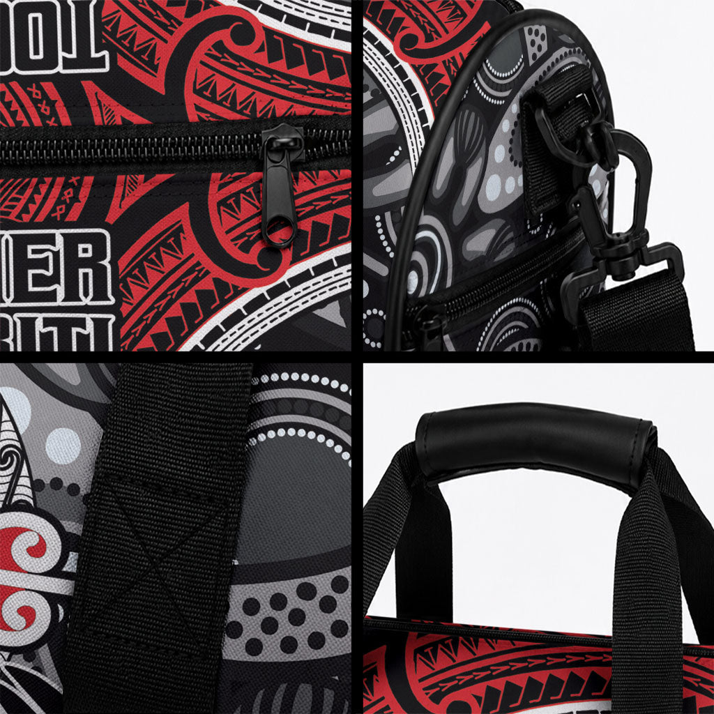 Aotearoa and Australia Duffle Bag New Zealand Honour The Treaty Ake!Ake!Ake! LT9 - Polynesian Pride