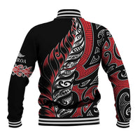 Koru Fern New Zealand Baseball Jacket Maori Tribal Pattern LT9 - Polynesian Pride