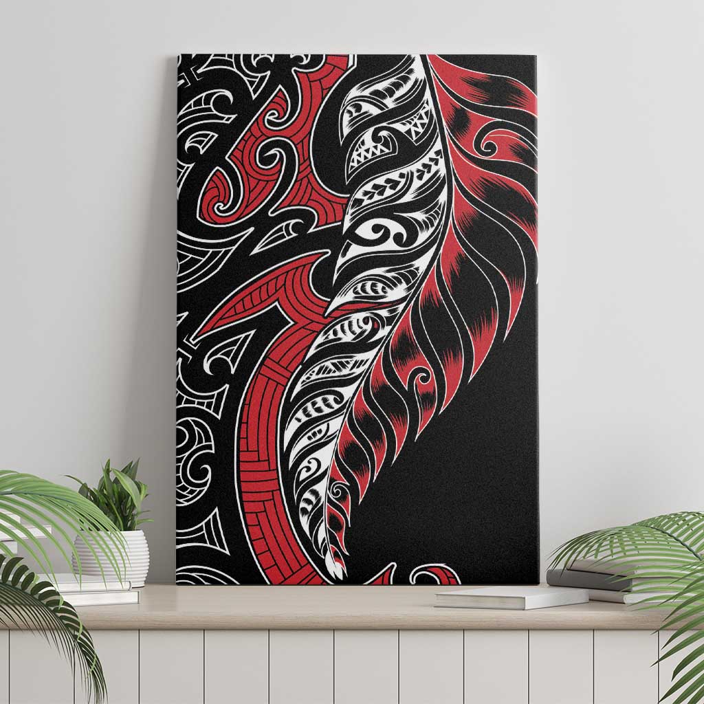 Koru Fern New Zealand Canvas Wall Art Maori Tribal Pattern LT9 - Polynesian Pride