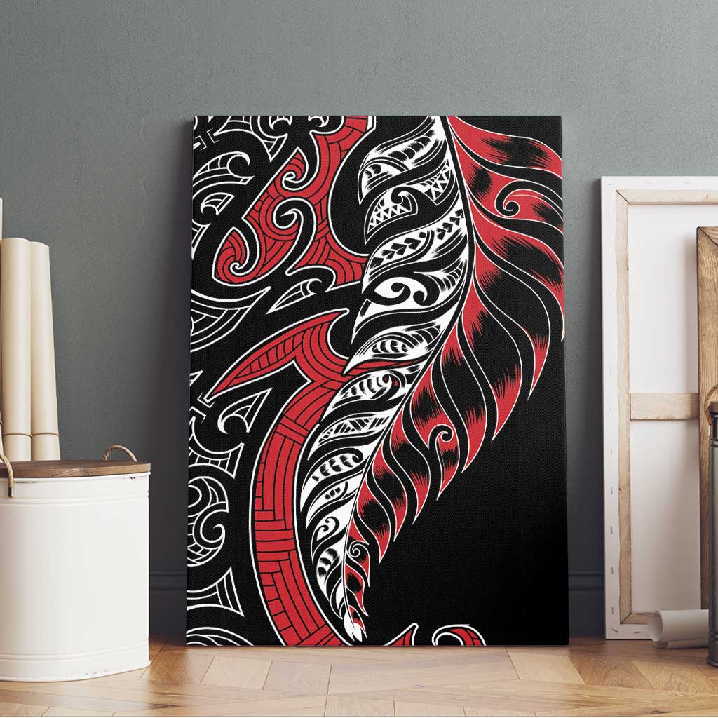 Koru Fern New Zealand Canvas Wall Art Maori Tribal Pattern LT9 - Polynesian Pride