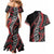 Koru Fern New Zealand Couples Matching Mermaid Dress and Hawaiian Shirt Maori Tribal Pattern