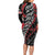 Koru Fern New Zealand Family Matching Long Sleeve Bodycon Dress and Hawaiian Shirt Maori Tribal Pattern