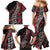 Koru Fern New Zealand Family Matching Mermaid Dress and Hawaiian Shirt Maori Tribal Pattern