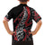 Koru Fern New Zealand Family Matching Off The Shoulder Long Sleeve Dress and Hawaiian Shirt Maori Tribal Pattern