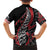 Koru Fern New Zealand Family Matching Short Sleeve Bodycon Dress and Hawaiian Shirt Maori Tribal Pattern