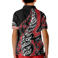 Koru Fern New Zealand Kid Polo Shirt Maori Tribal Pattern LT9 - Polynesian Pride